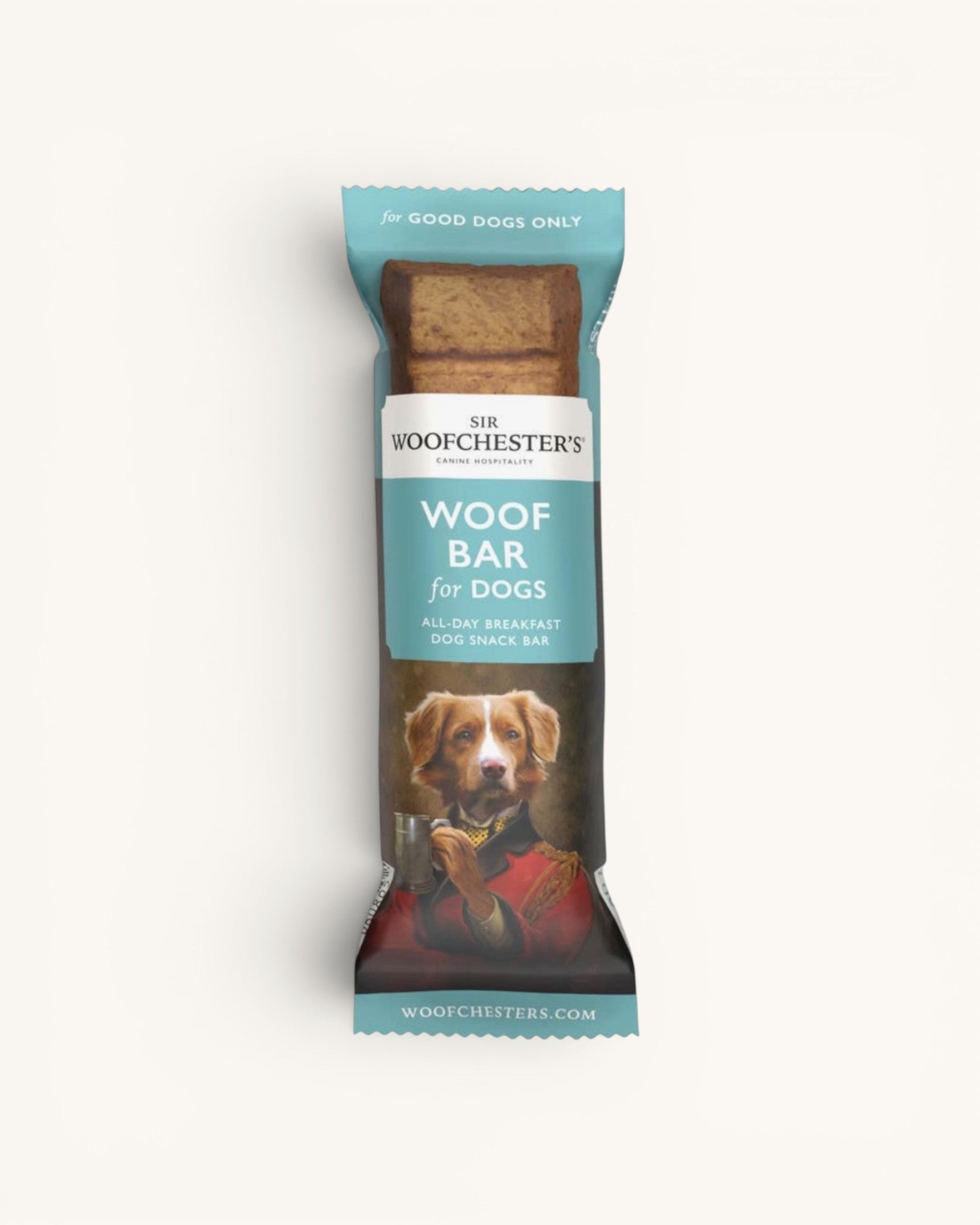 Image of Woof Bar Dog Snack · All Day Breakfast Flavour Dog Snack Bar